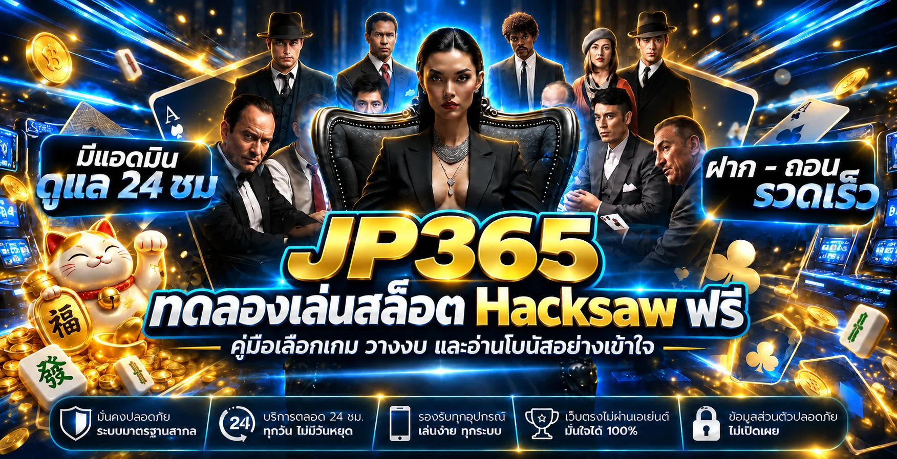 JP365 ทดลองเล่นสล็อต Hacksaw ฟรี | คู่มือเลือกเกม